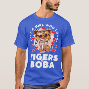 Camiseta Solo un Chica que ama a los tigres y a los tigres 