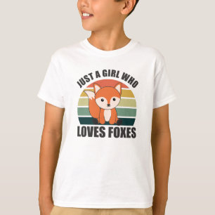 Camiseta Solo Un Chica Que Ama A Los Zorros Animando A Los