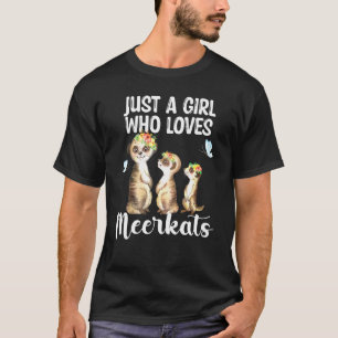Camiseta Solo Un Chica Que Ama A Meerkats Meerkat Hawaiian 