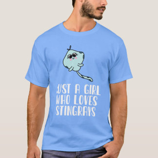 Camiseta Sólo un Chica que ama a Stingrays