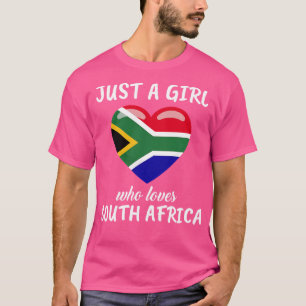 Camiseta Solo un Chica que ama a Sudáfrica