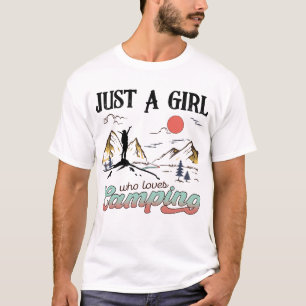 Camiseta Solo un Chica que ama acampar