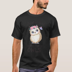 Camiseta Sólo Un Chica que ama al dueño del Ave Lover