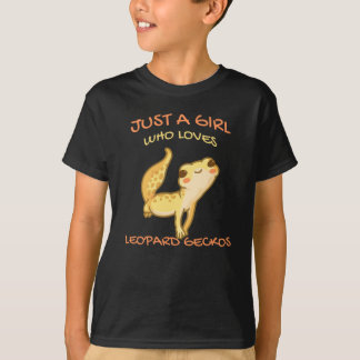 Camiseta Solo un Chica que ama al leopardo Gecko Gekko Liza
