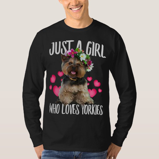 Camiseta Sólo un Chica que ama el amor de su perro - o papá (Anverso)