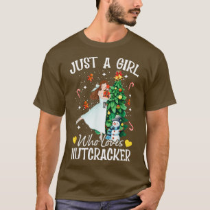 Camiseta Solo un Chica que ama el ballet de los Navidades d