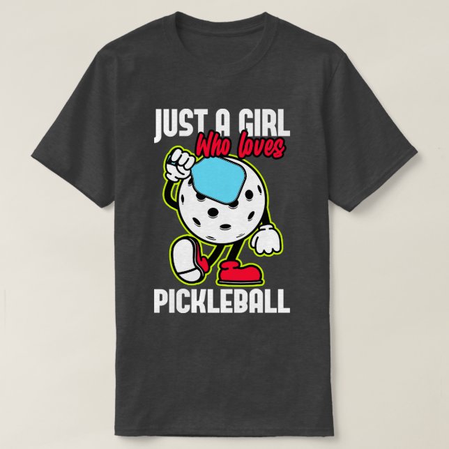 Camiseta Solo un Chica que ama el baloncesto (Diseño del anverso)