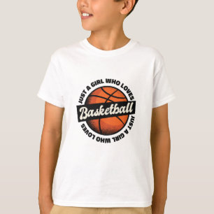 CAMISETA SOLO UN CHICA QUE AMA EL BALONCESTO
