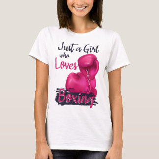 Camiseta Sólo un Chica que ama el BOXEO