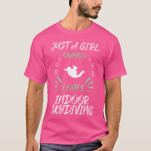Camiseta Solo Un Chica Que Ama El Buceo En La Planta Interi