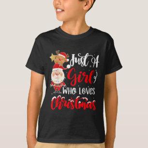 Camiseta Solo un Chica que ama el diseño divertido de los N