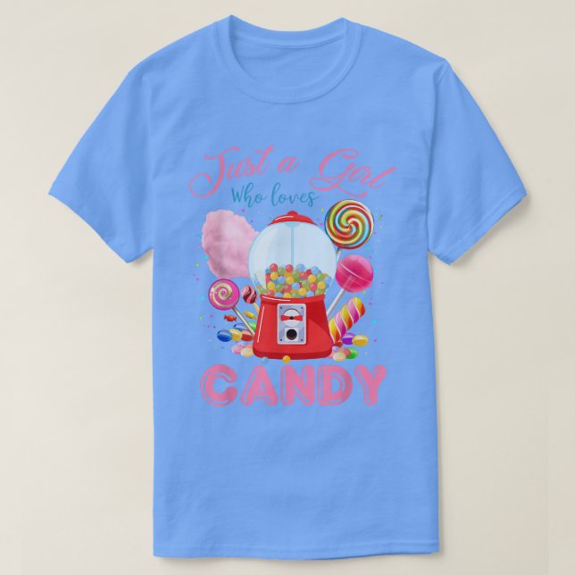 Camiseta Solo un Chica que ama el dulce arcoiris 258 (Diseño del anverso)