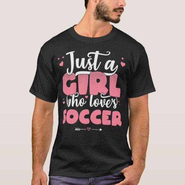 Camiseta Solo un Chica que ama el fútbol americano (Anverso)