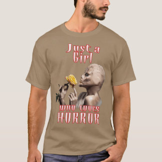 Camiseta Solo un Chica que ama el horror 2