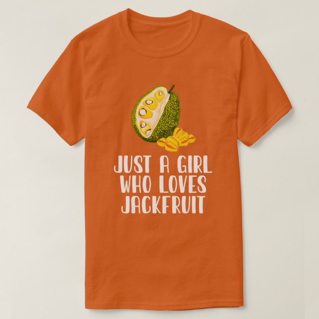 Camiseta Solo un Chica que ama el Jackfruit (Diseño del anverso)