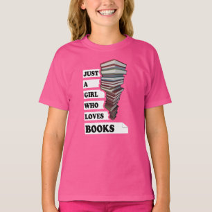 Camiseta Sólo un chica que ama el libro   Cita Para Los Ama