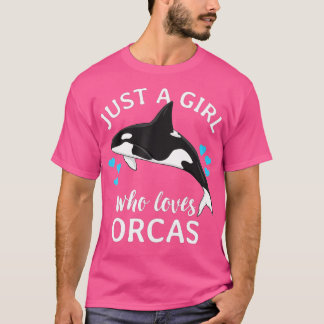 Camiseta Sólo un Chica que ama el océano marino de las ball