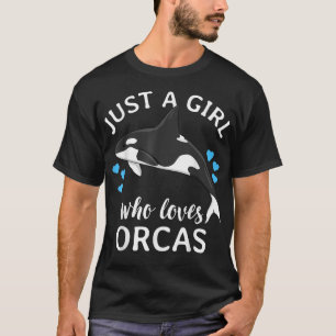 Camiseta Sólo un Chica que ama el océano marino de las ball