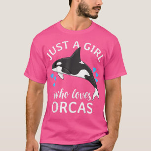 Camiseta Sólo un Chica que ama el océano marino de las ball