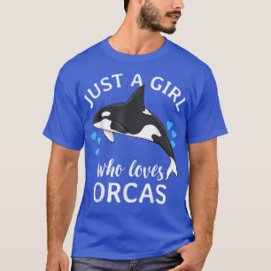 Camiseta Sólo un Chica que ama el océano marino de las ball
