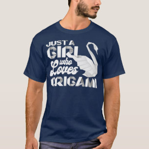Camiseta Solo un Chica que ama el origami