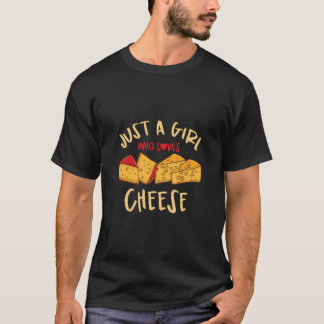Camiseta Solo un Chica que ama el queso