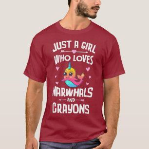 Camiseta Solo Un Chica Que Ama El Regalo De Las Aradas Y Lo