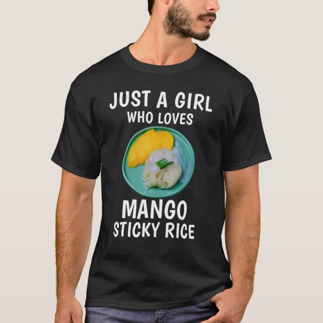Camiseta Solo un Chica que ama el sabor del mango (Anverso)