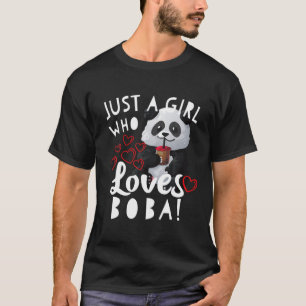 Camiseta Solo un Chica que ama el té de Boba