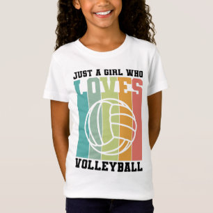 Camiseta Solo un chica que ama el voleibol