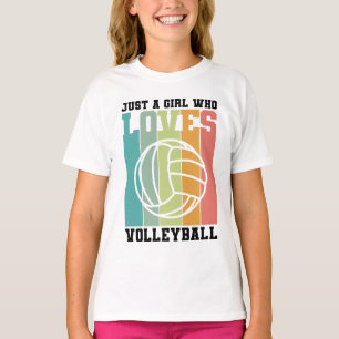 Camiseta Solo un chica que ama el voleibol