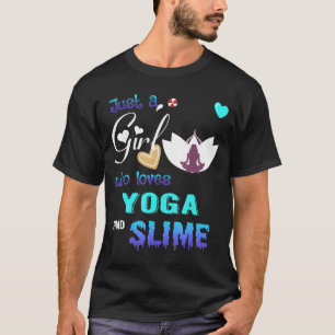 Camiseta Solo Un Chica Que Ama El Yoga Y La Escamilla