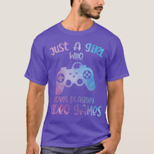 Camiseta Solo un Chica que ama jugar a videojuegos 