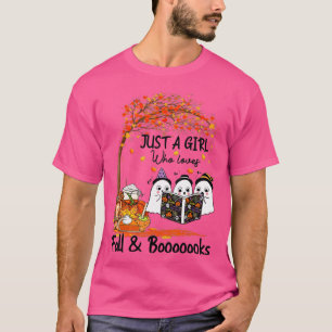 Camiseta Sólo Un Chica Que Ama La Caída Y Libera Feliz Agra