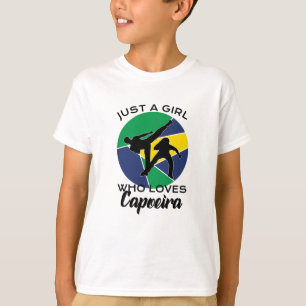 Camiseta solo un chica que ama la Capoeira