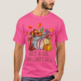 Camiseta Solo un Chica que ama la especia de calabaza de ot