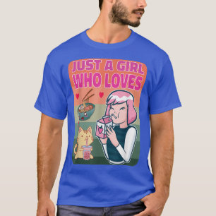 Camiseta Solo un Chica que ama la fresa de Anime Ramen