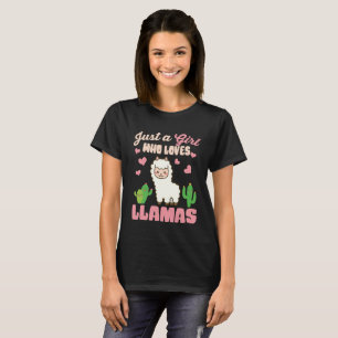 Camiseta Solo un chica que ama la llama linda