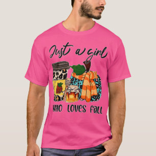 Camiseta Solo un Chica que ama la piel de leopardo picante 