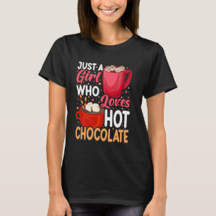 Camiseta Sólo Un Chica Que Ama La Ropa De Chocolate Calient