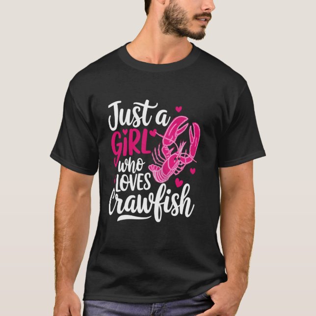 Camiseta Sólo un Chica que ama la tarta de crustáceos (Anverso)