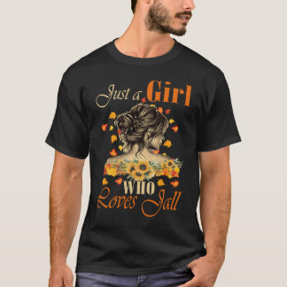 Camiseta Sólo un Chica que ama la taza de latte de picante
