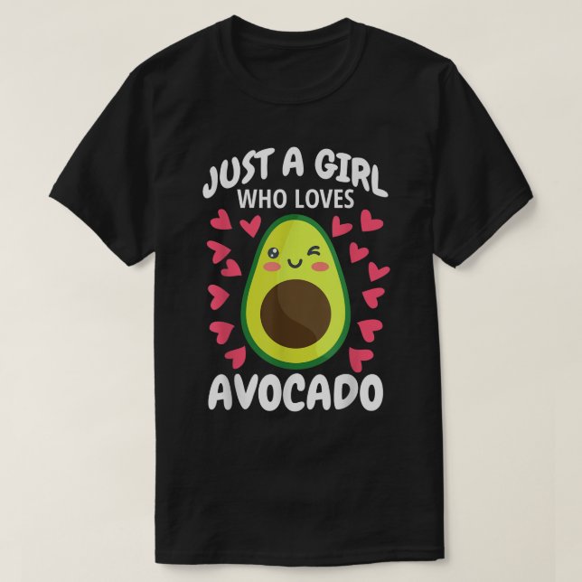 Camiseta Solo Un Chica Que Ama La Tosta De Aguacate El Chic (Diseño del anverso)