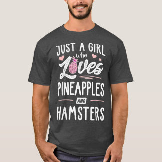 Camiseta Sólo Un Chica Que Ama Las Anápoles Y Las Hamsters