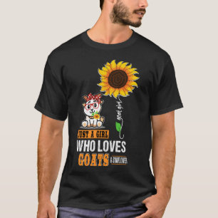 Camiseta Solo Un Chica Que Ama Las Cabras Y La Gra De Giro
