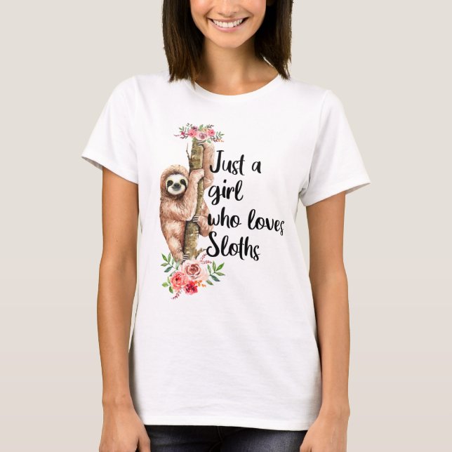 Camiseta Solo un Chica que ama las eslovacas (Anverso)