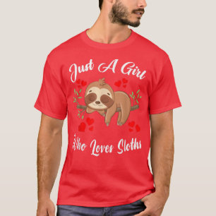 Camiseta Sólo un Chica que ama las eslovacas graciosas para