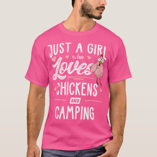 Camiseta Sólo Un Chica Que Ama Las Gallinas Y El Regalo De
