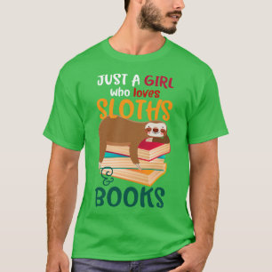 Camiseta Sólo Un Chica Que Ama Las Lemas Y Los Libros Leyen