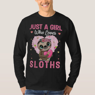 Camiseta Solo un Chica que ama las locuras de animales